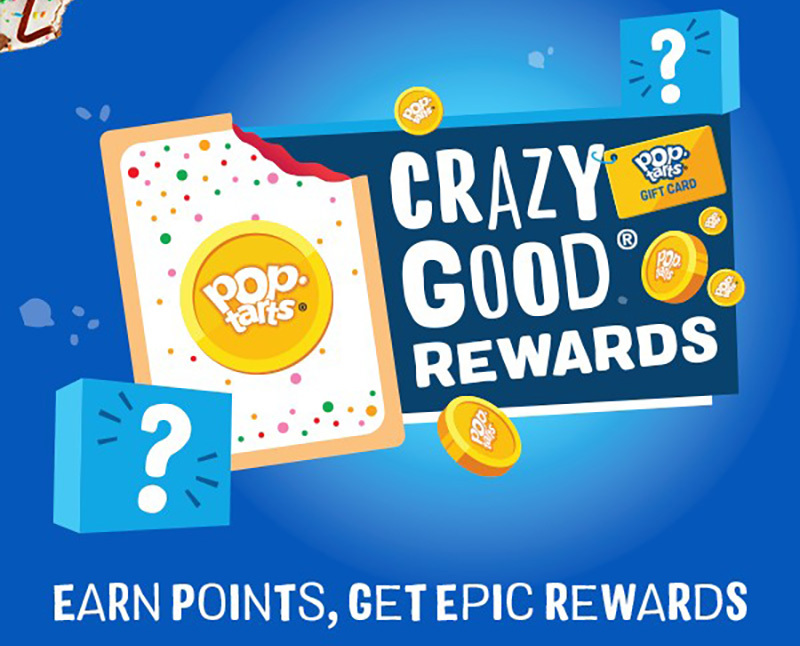 Pop-Tarts crazy good rewards. earn points, get epic rewards.
